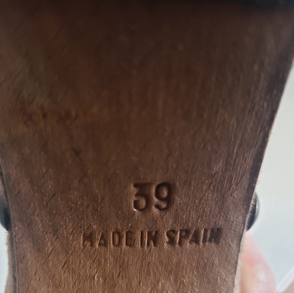 Castaner suede ankle booties with wooden sole & heel size 39 EU (made in Spain) - Picture 3 of 7